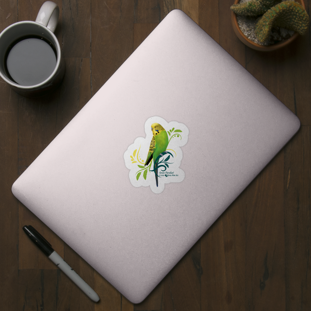 Green Parakeet by Sylvanmistart